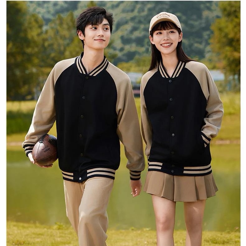 中古华棉超柔棒球服韩版棒球服美式棒球服男士春秋白色时尚潮流