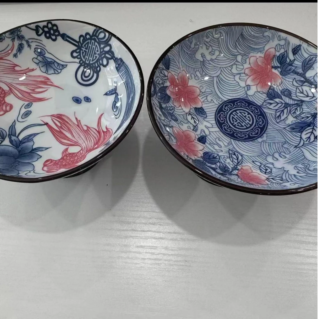双鱼陶瓷果盘S5602