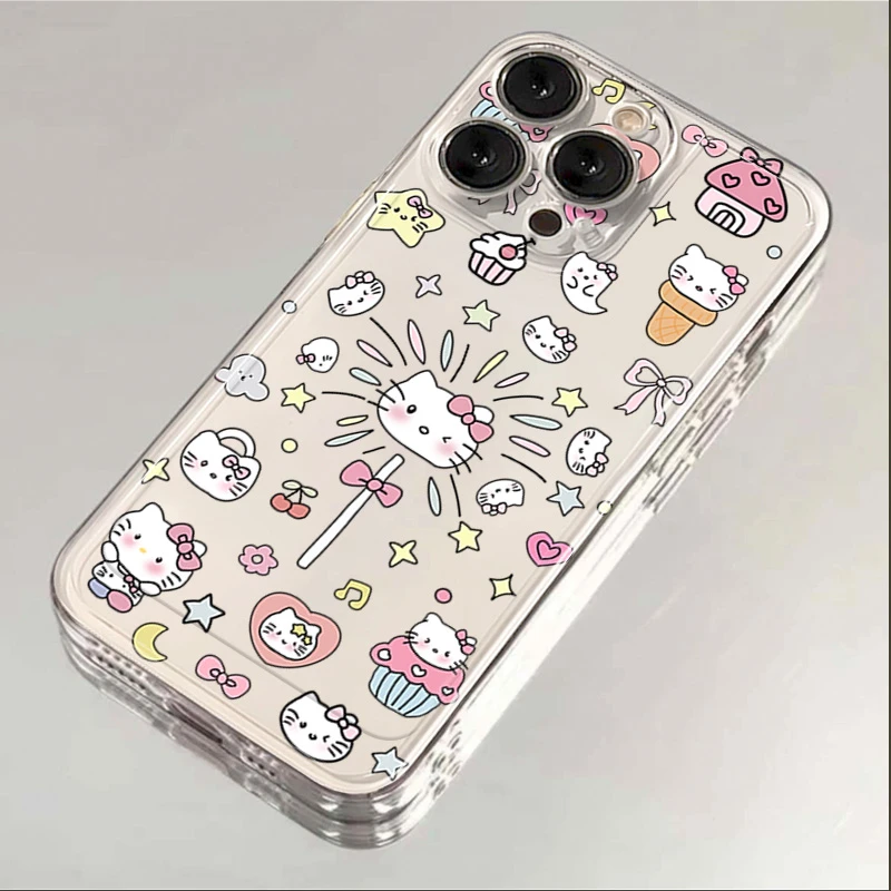 魔法棒KT猫苹果15手机壳iphone14promax高级13硅胶12透明11全包XS