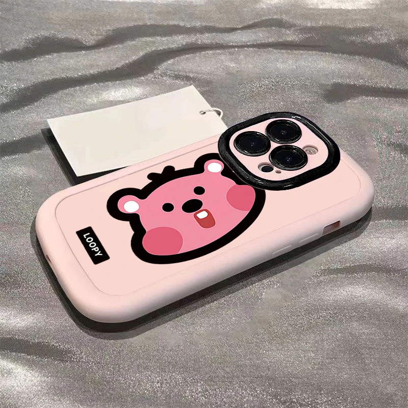 海狸头像苹果14promax手机壳iphone15全包11硅胶13pro高级12p软13