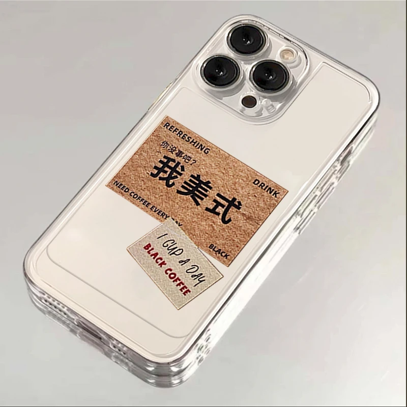 我美式苹果15iphone手机壳14promax软13pro太空壳12防摔11女男X