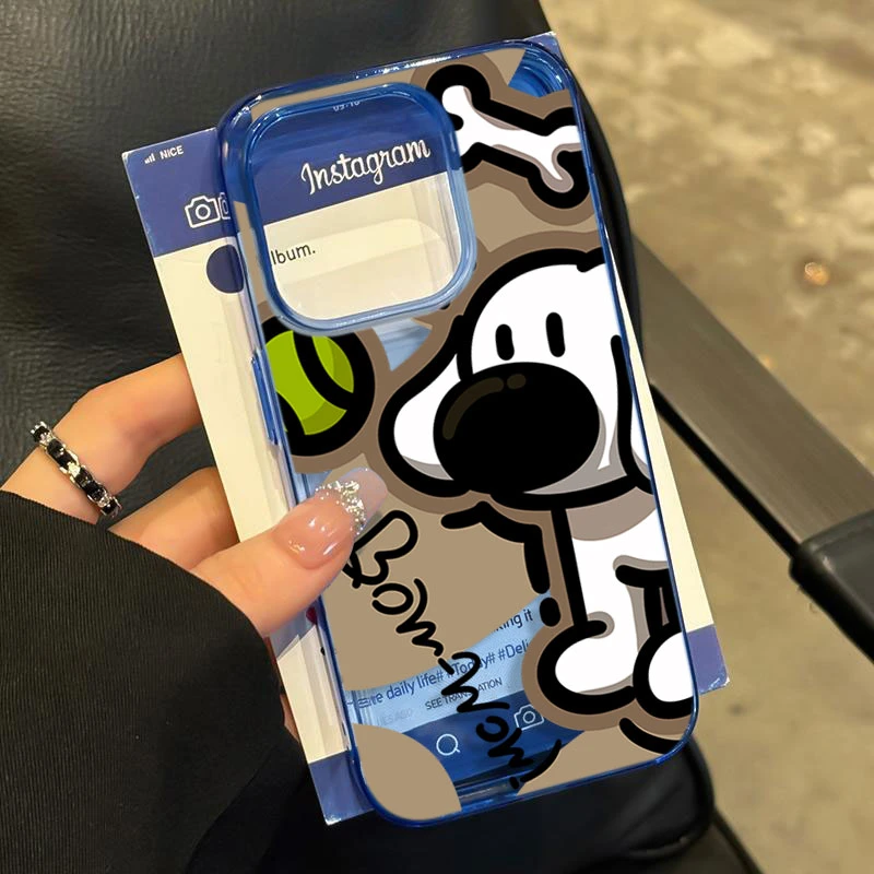 贪吃小狗适用iphone15 14promax苹果11手机壳13软胶12防摔X可爱8