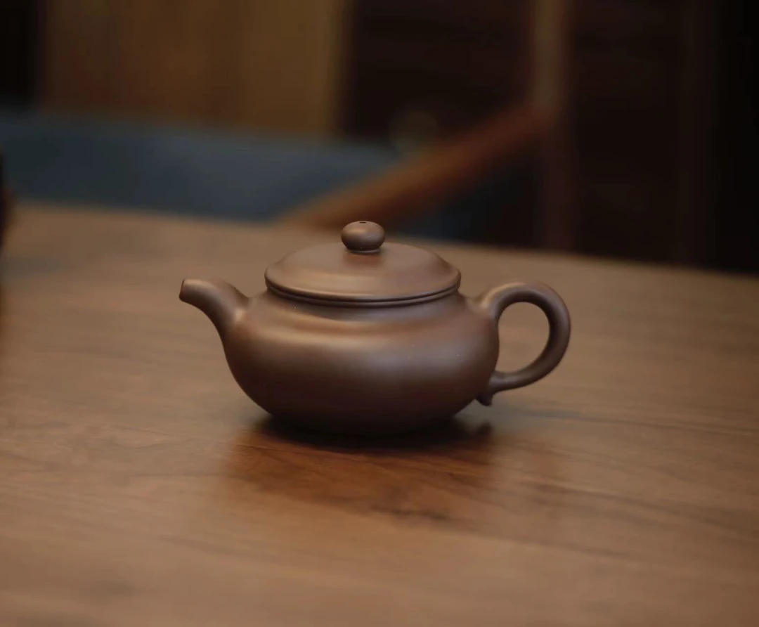 紫砂小阿姨手工制【仿古壶】原矿紫泥 260cc 传统器手工茶壶 茶具