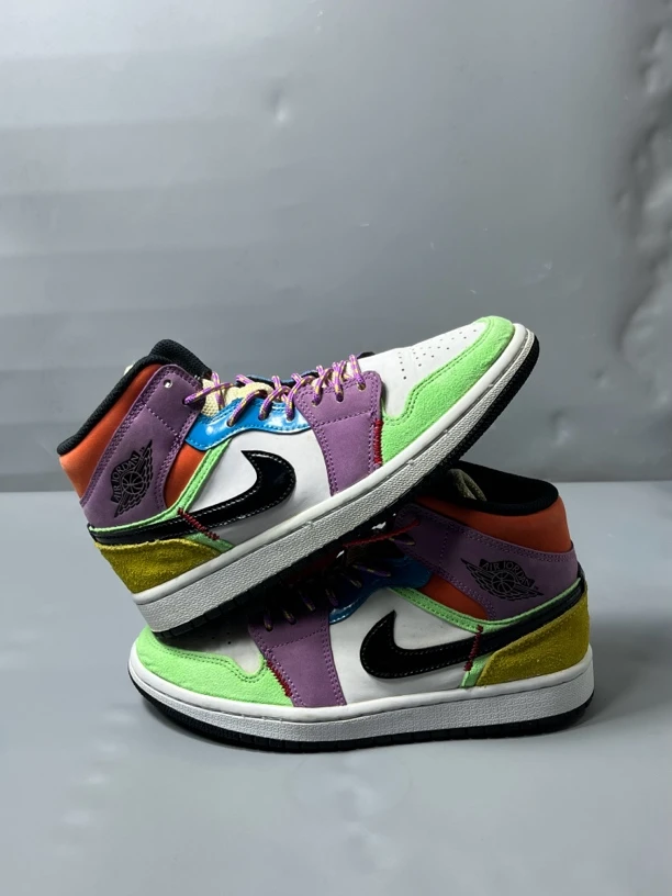 37.5码 9新/air jordan1拼接/板鞋 公价 1069