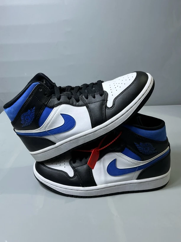 40.5码 95新/aj1黑蓝白/板鞋 公价1499