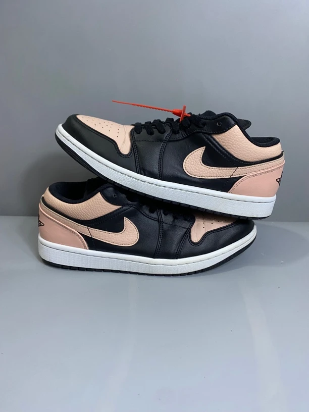 43码 9新/aj1黑粉脚趾/板鞋 公价1089 内衬磨损