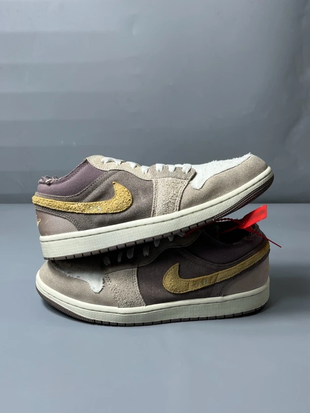 43码 9新/air jordan1米紫橙/板鞋 公价799