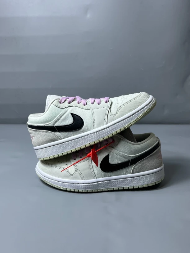 36码 9新/air jordan1蒂夫尼樱花粉/板鞋 公价1309