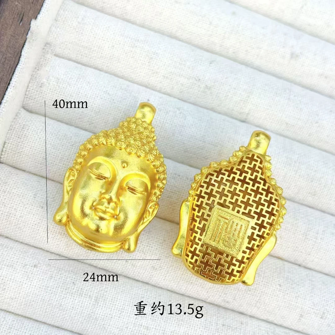 铜合金布艺吊坠 大佛头吊坠时尚百搭