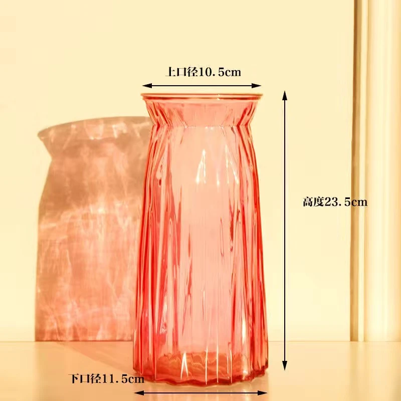 简约仿陶瓷塑料花瓶银柳水培鲜花仿真花插花瓶桌面客厅装饰摆件花