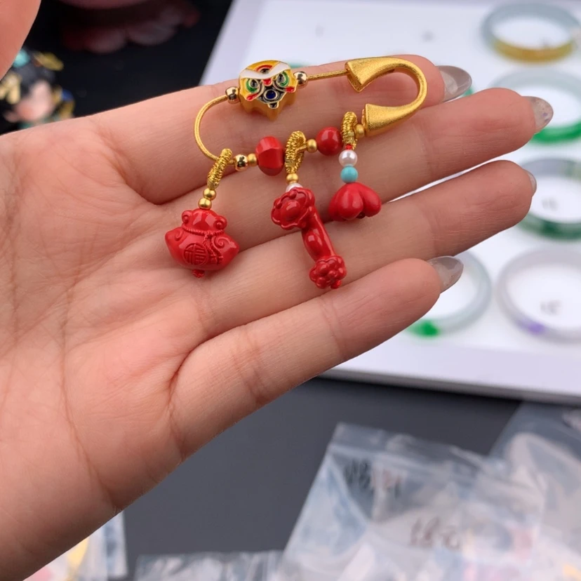 【闪购商品】查罗石朱砂合金