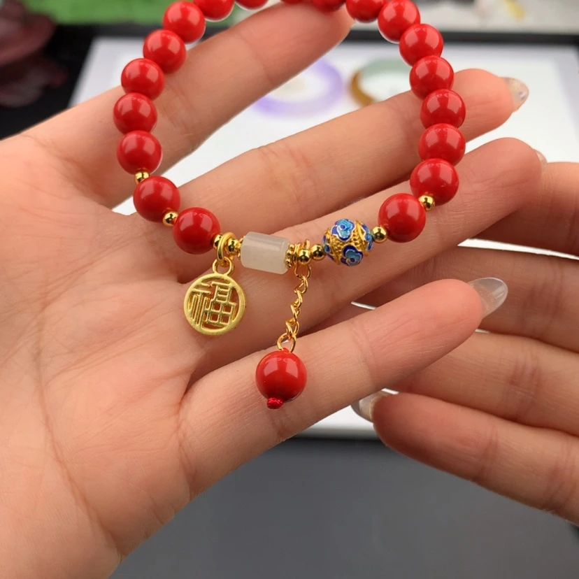 【闪购商品】查罗石朱砂合金