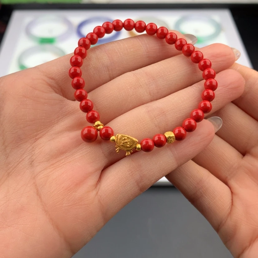 【闪购商品】查罗石朱砂合金