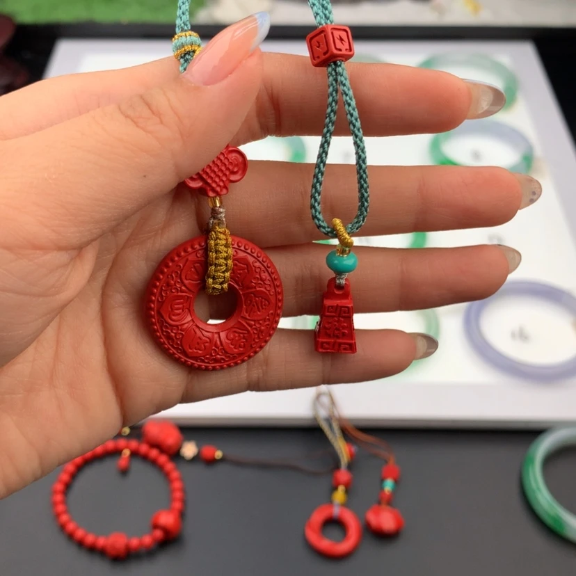 【闪购商品】查罗石朱砂合金