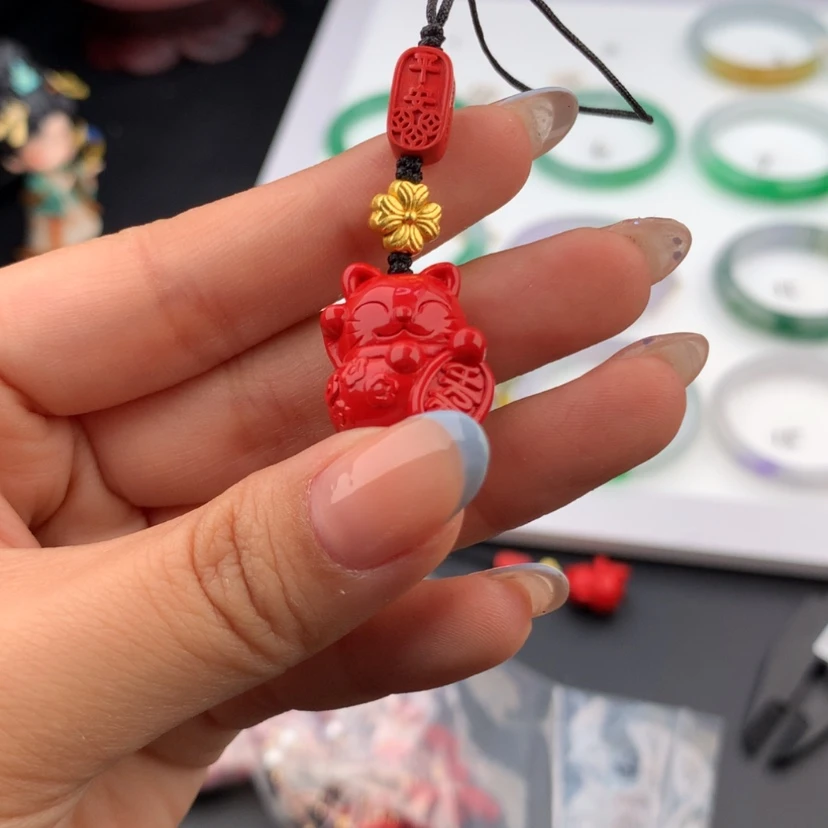 【闪购商品】查罗石朱砂合金