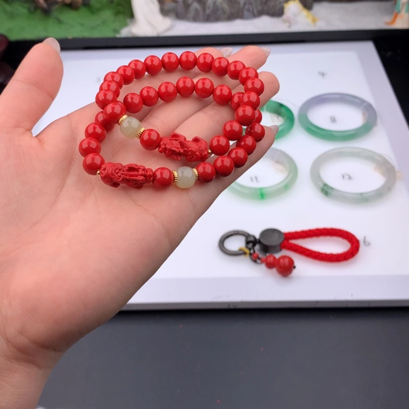 【闪购商品】查罗石朱砂合金