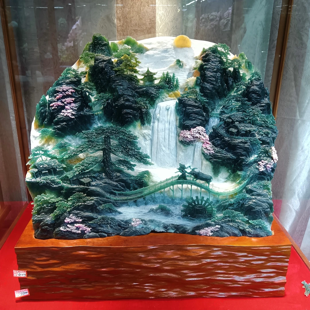 山水摆件锦绣河山