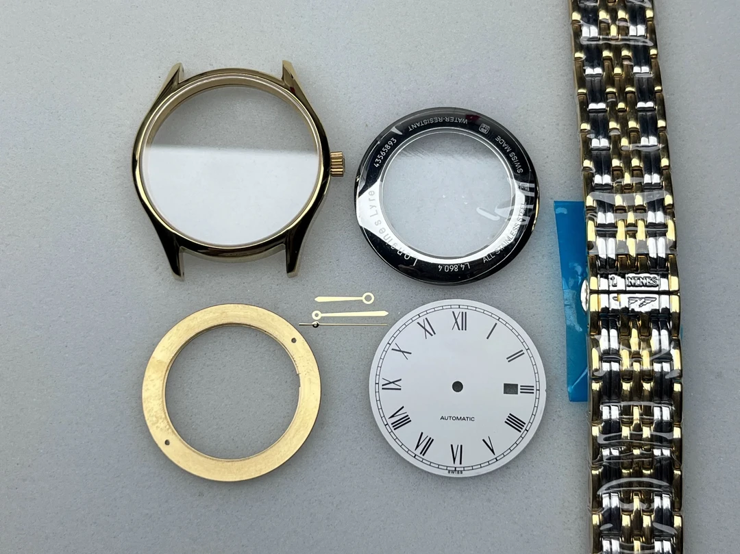 组装手表配件代用律雅 适配2824 2892机芯表壳全套订制组装表