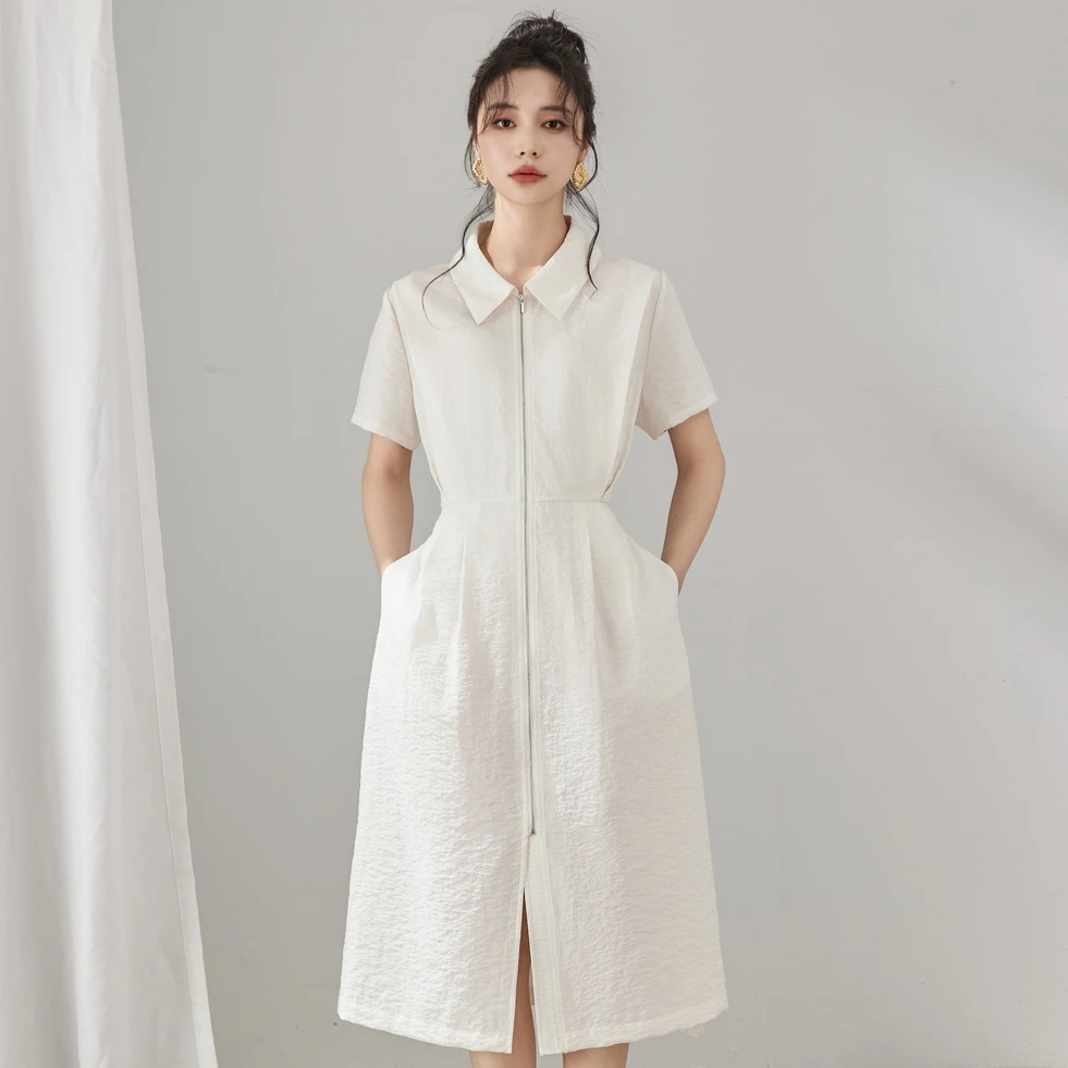 18姆米丝锦桑蚕丝轻奢时尚休闲女装真丝连衣裙 |3765