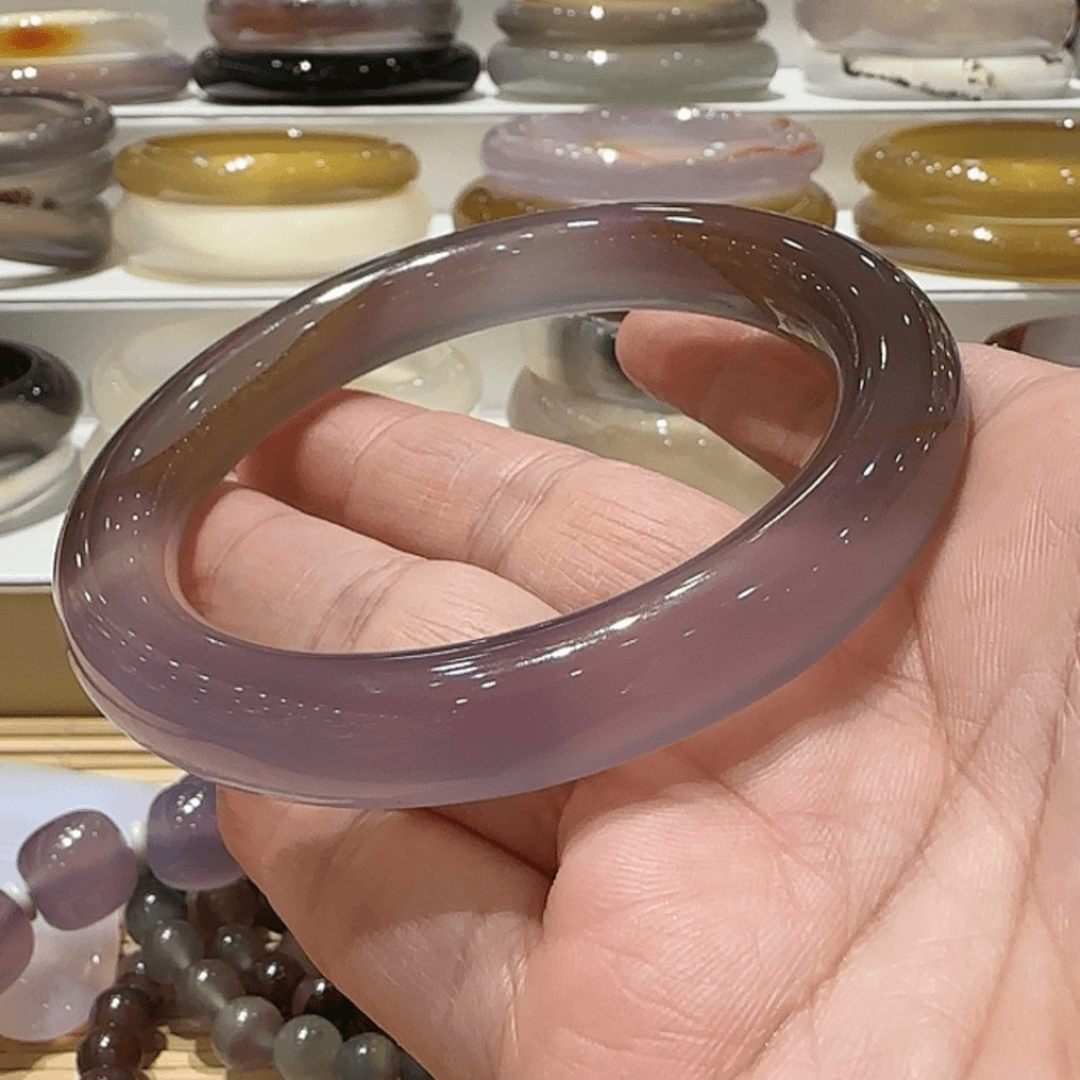 【闪购商品】玛瑙/玉髓手镯未镶嵌馨*