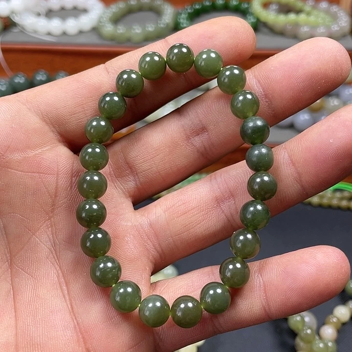 和田玉手串未镶嵌