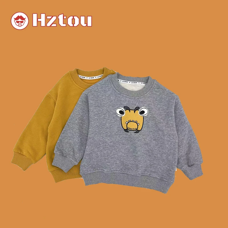 儿童深秋韩版小甲虫加绒卫衣LSQ015