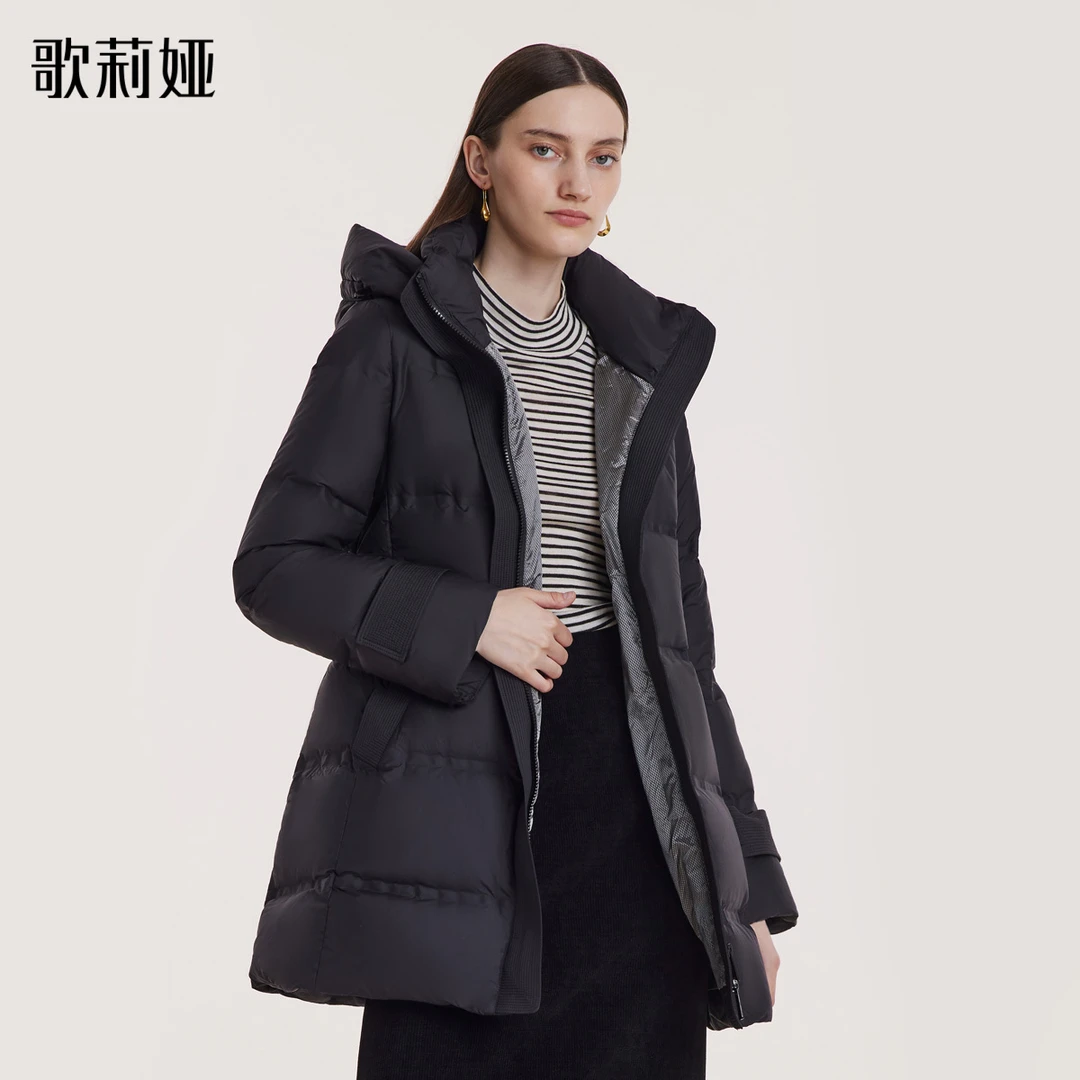 歌莉娅秋冬季羽绒服热力感御寒鹅绒服1ADC8C02A