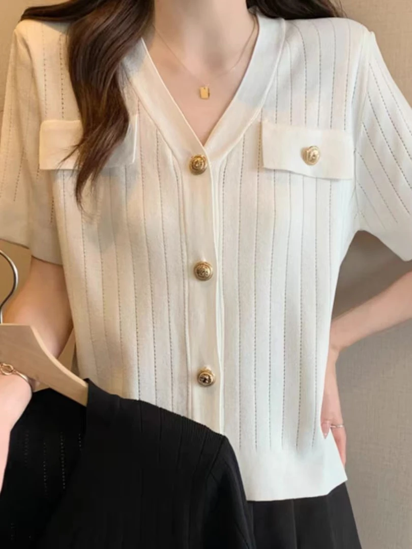 【霞姐推荐】571---580春夏时尚百搭休闲针织衫