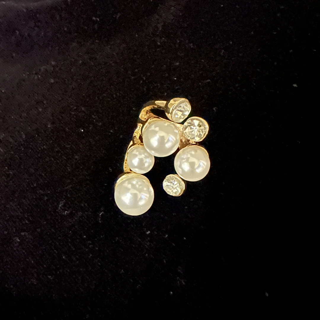 铜合金仿珍珠戒指 M88 时尚气质复古简约戒指