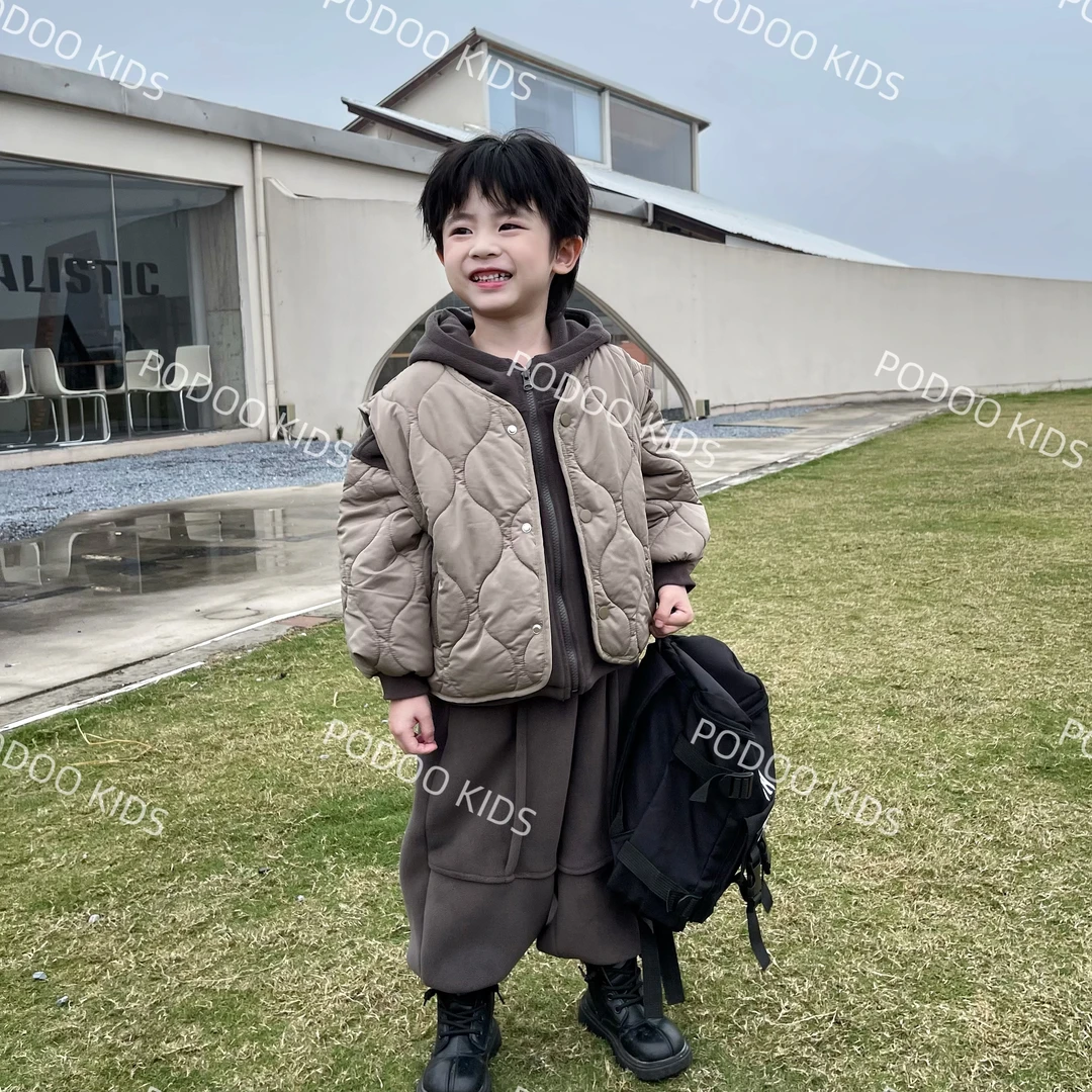 【糖炒栗子马甲+外套+裤子真三件套】防污防水棉服三件套一套过冬