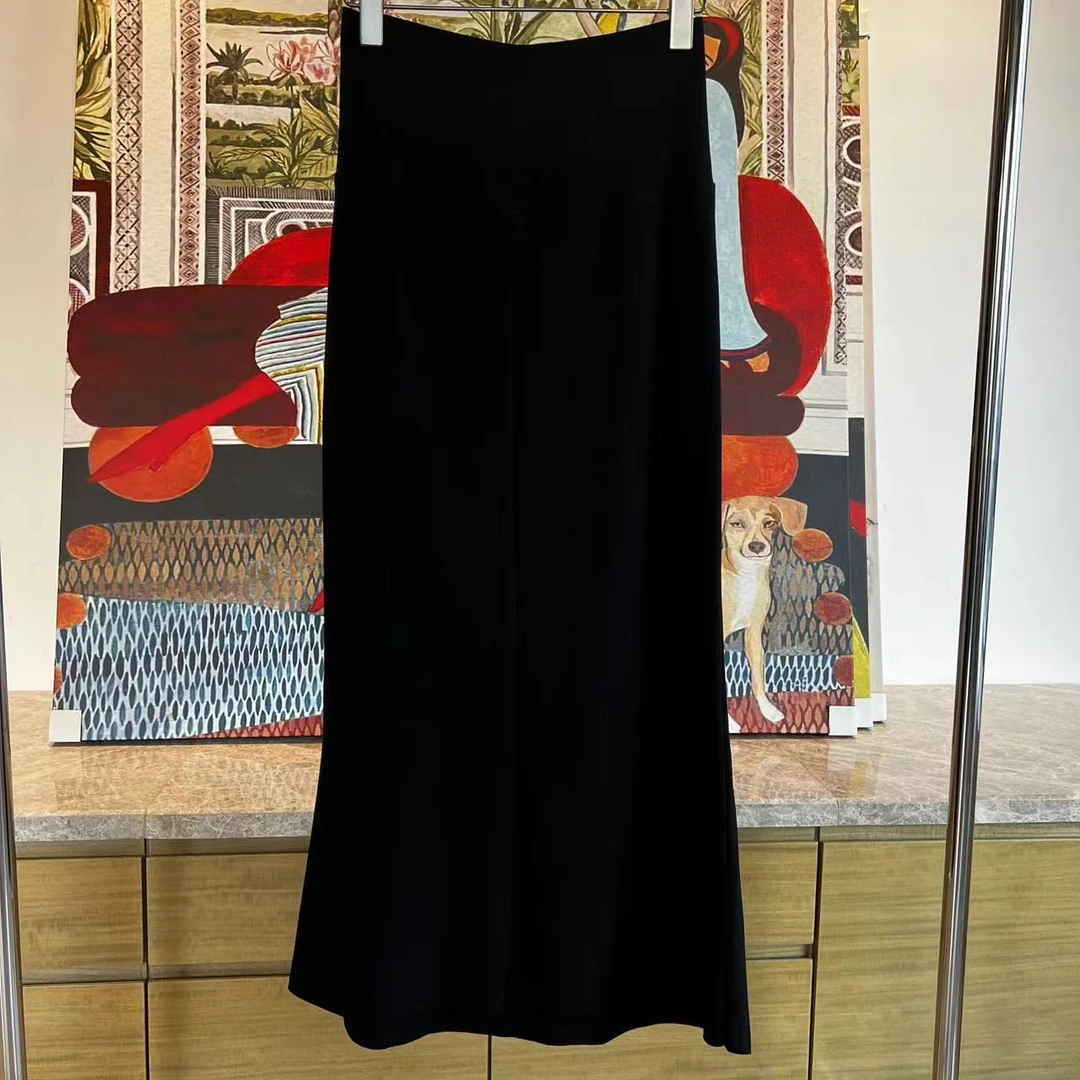 【大G精选】“极简轻奢” 法式腔调暗黑风直筒半裙