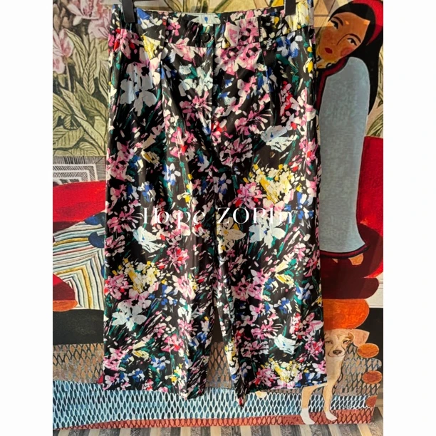 【大G精选】“美术家” 艺术感印花纯棉休闲直筒裤