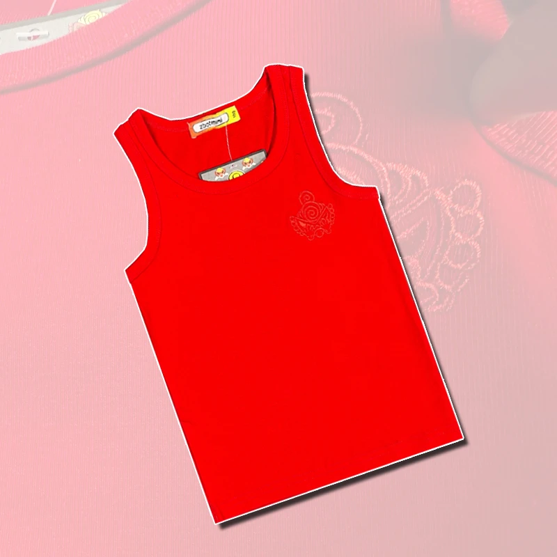 蒙眼刺绣背心0711