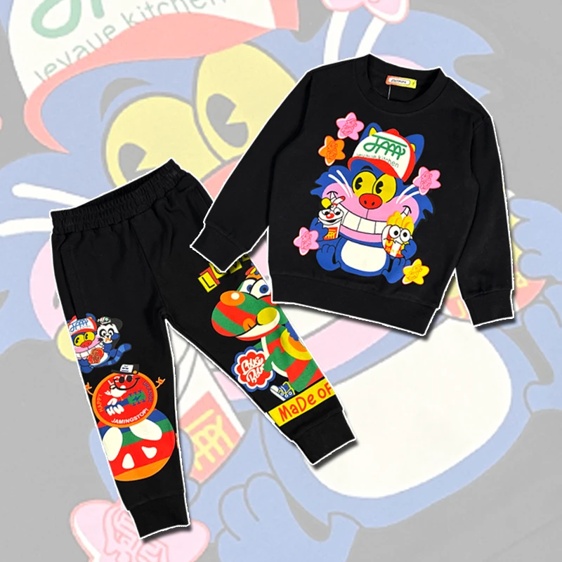 蓝猫卫衣套装 春秋薄款0974