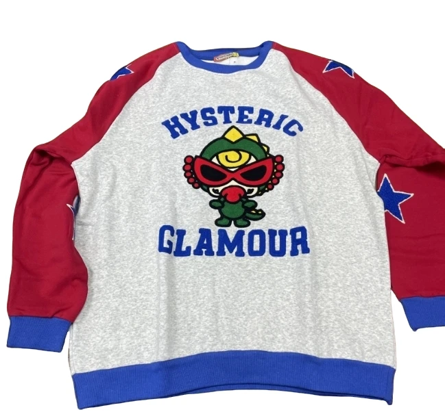 恐龙毛巾刺绣卫衣灰色