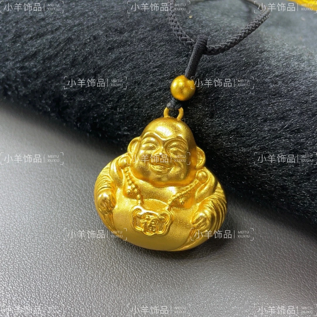 弥勒佛佛公吊坠毛衣链小羊甄选