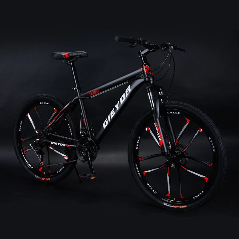 盛扬甄选山地自行车男女成人通用越野单车碟刹减震十刀轮赛车跑车