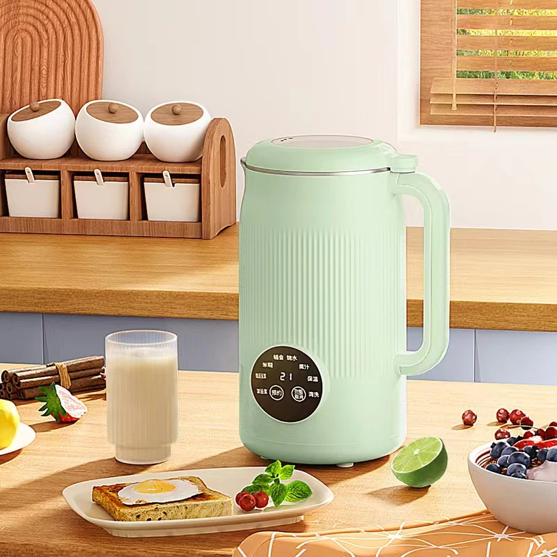 【外贸品质】家用触控1.2L豆浆机十页刀头多功能自动清洗豆浆机