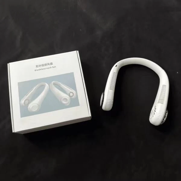 无叶挂脖风扇折叠USB充电学生户外运动便携式挂颈小风扇