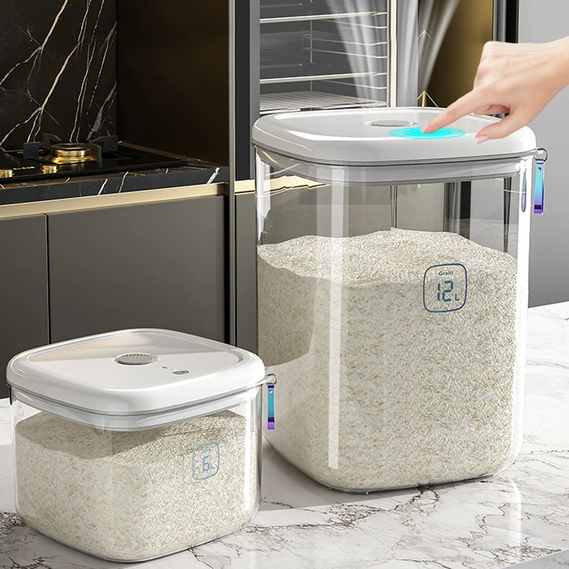抽真空密封米桶家用储粮桶负压猫粮储存桶防虫防潮米缸面粉装米箱