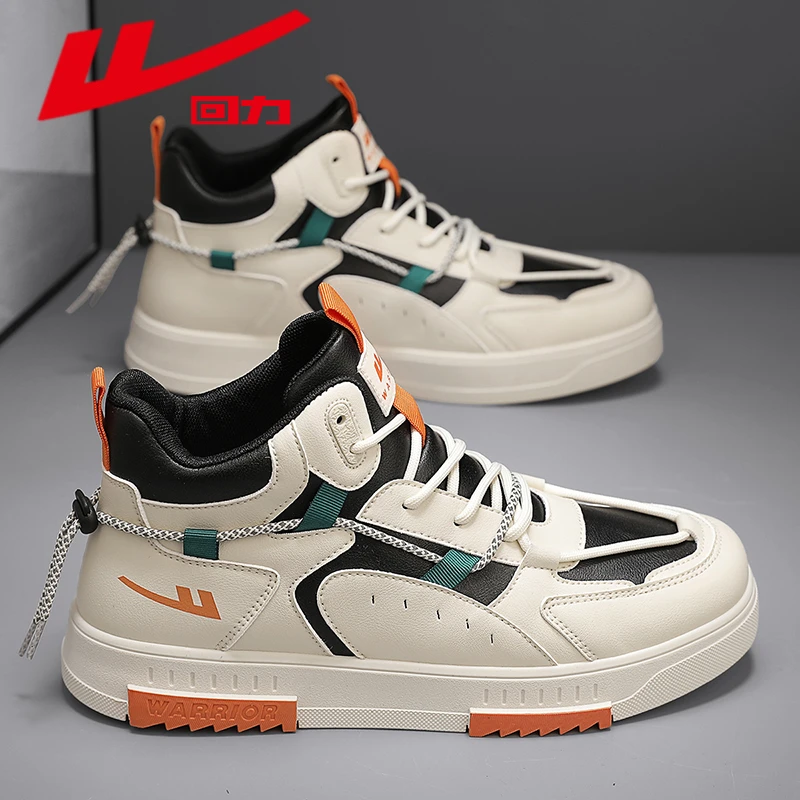 回力正品男鞋春季新款青少年潮流百搭高帮板鞋男士休闲爆款潮鞋