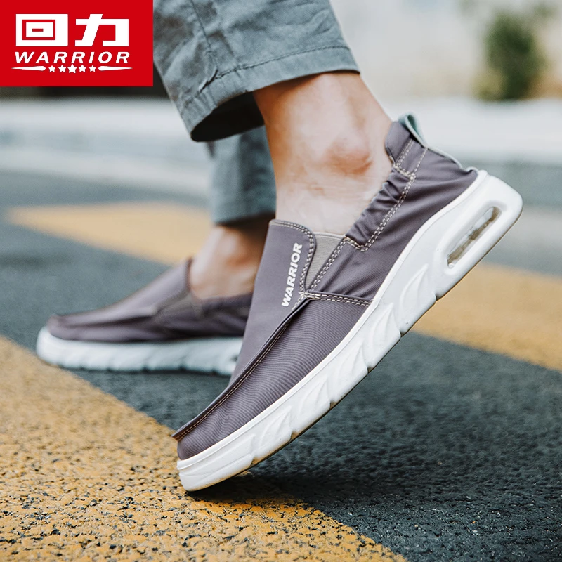 回力正品男鞋夏季透气薄款冰丝帆布鞋百搭软底一脚蹬懒人散步潮鞋
