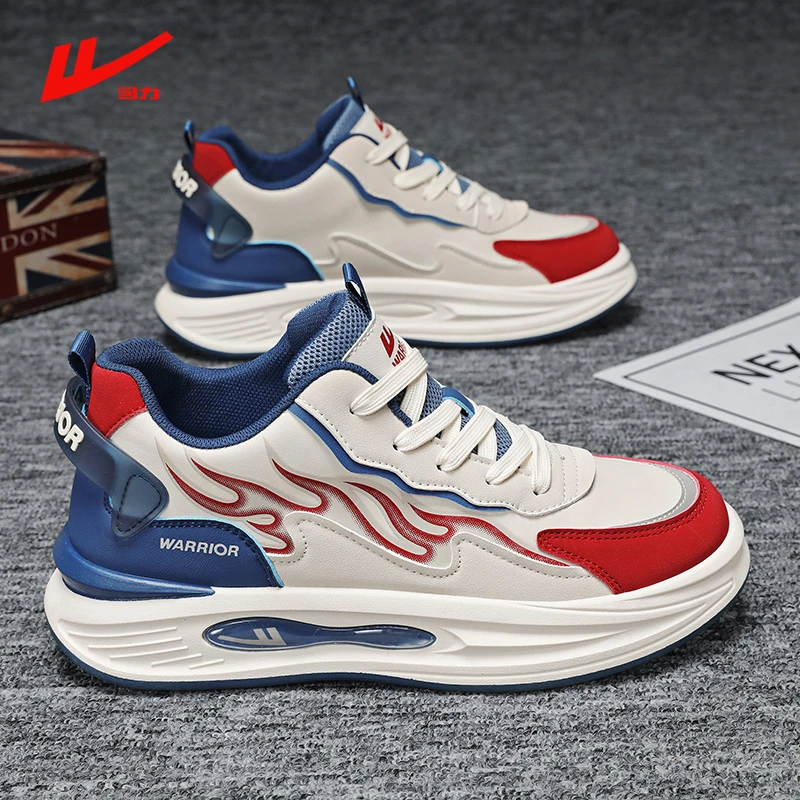 回力男鞋秋冬季新款潮流百搭休闲运动鞋男士厚底耐磨爆款时尚潮鞋