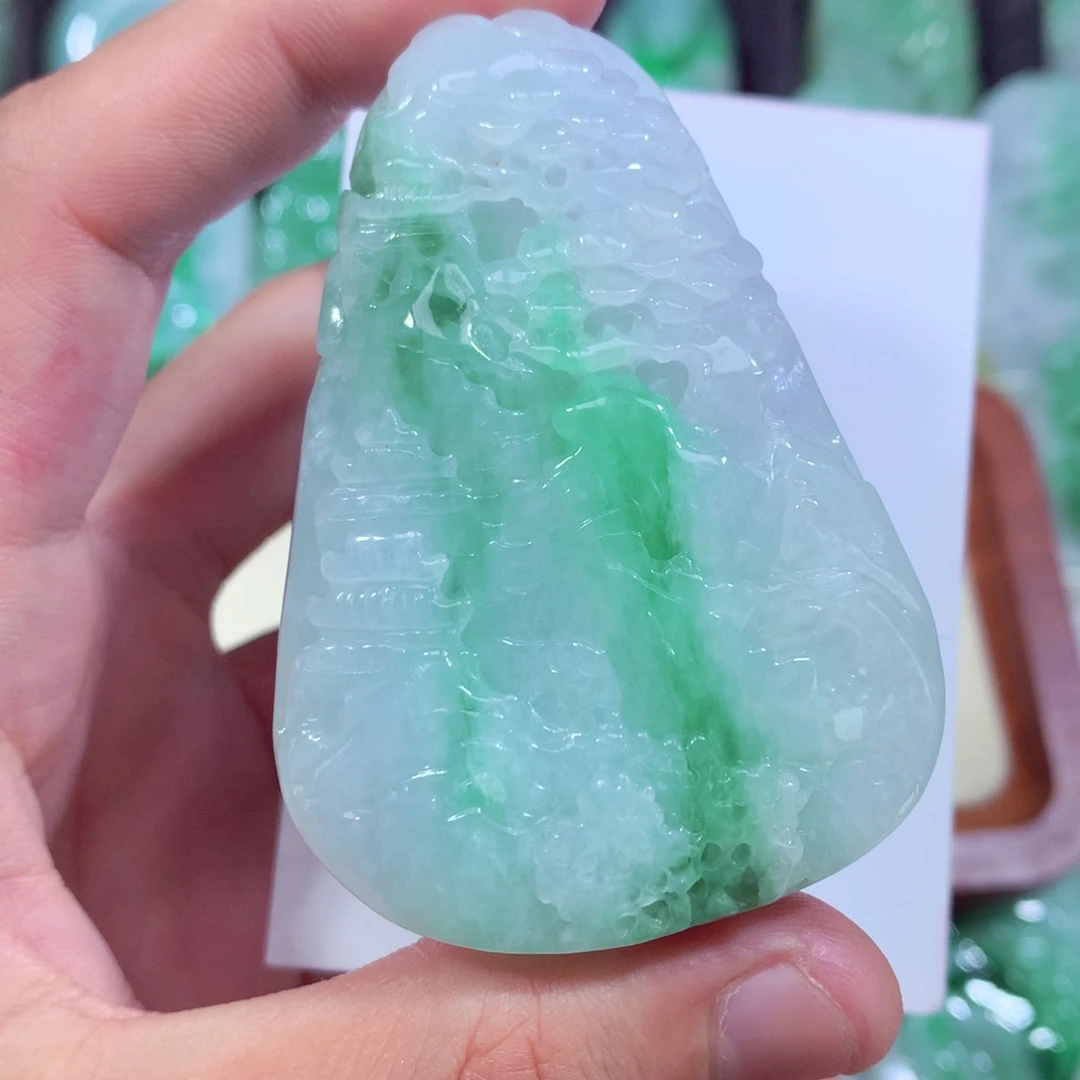 翡翠颈饰未镶嵌缅甸翡翠