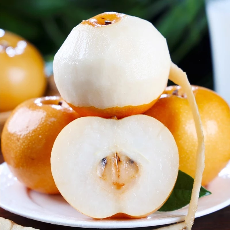 【展卉】正宗山东莱西莱阳秋月梨4.5-5斤装单果300g+（核心产区）