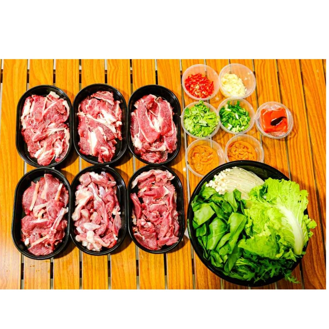 (鲜切羊肉+牛肉组套)嗨吃到爽(纯手工鲜切牛羊肉套 保品质)
