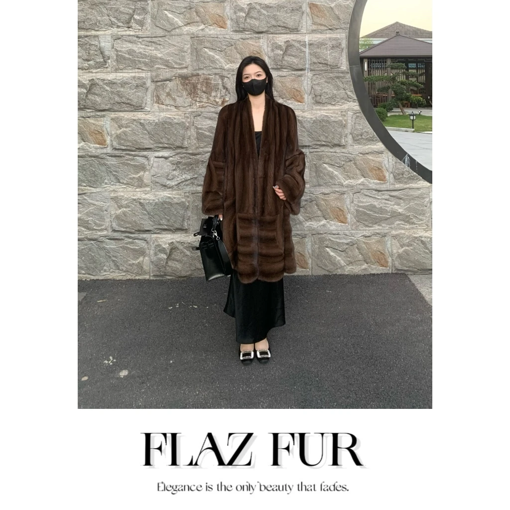 FLAZ菲拉斯 【0058款】冬季精选上新天鹅绒水貂女装新品