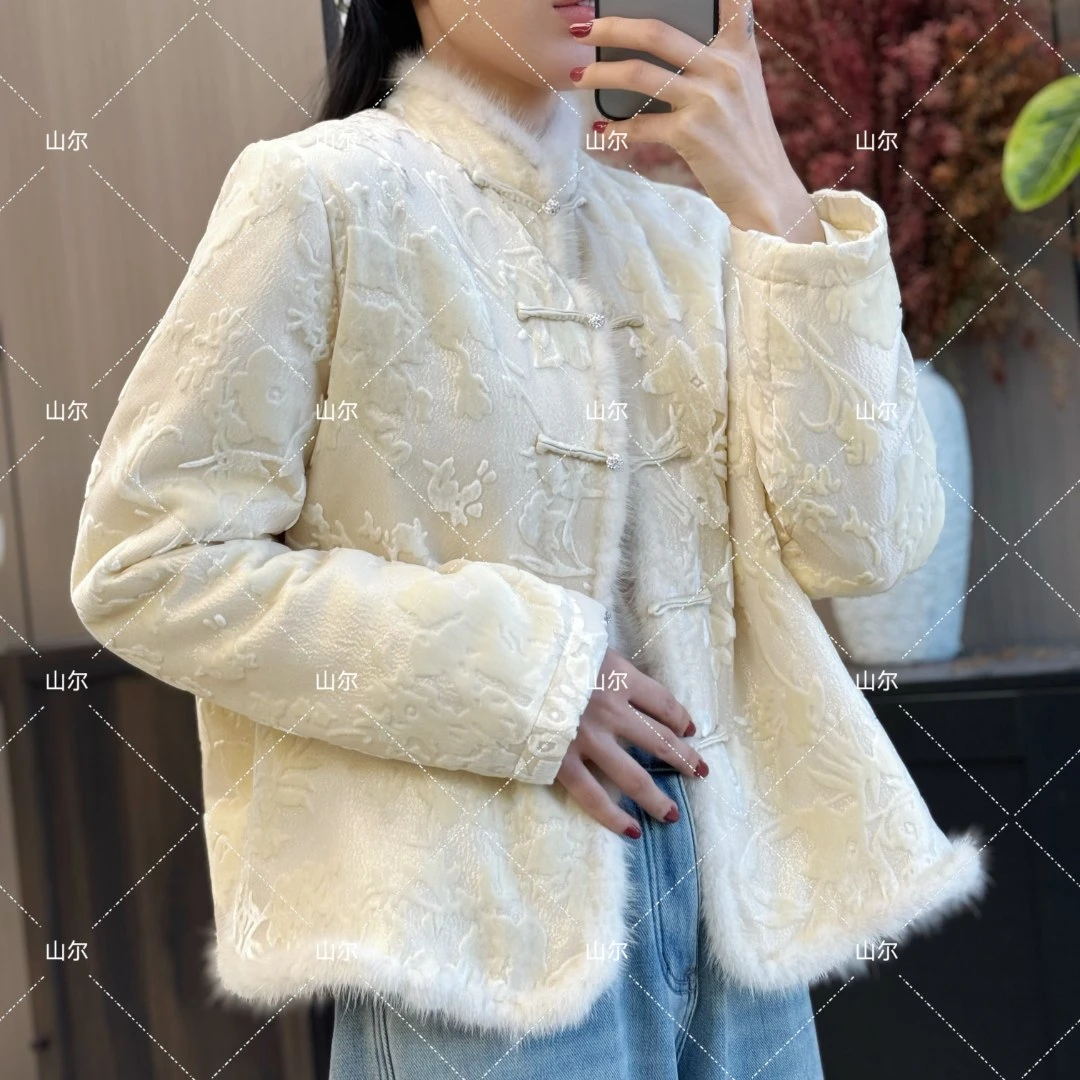 【即欢】复古立领中国风外套#0107