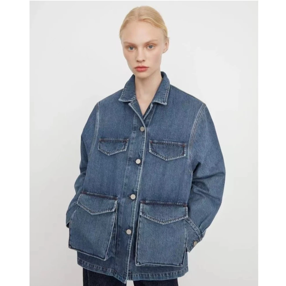 【牛仔很忙】港风百搭复古牛仔外套#0157