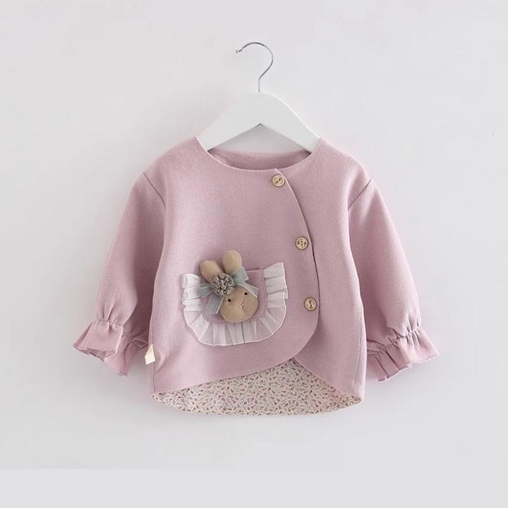 【清仓大促】秋装宝宝洋气外套女童2024新款儿童上衣可爱6小童外衣